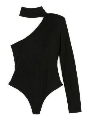 Paige x Rosie HW Black Alicia Bodysuit