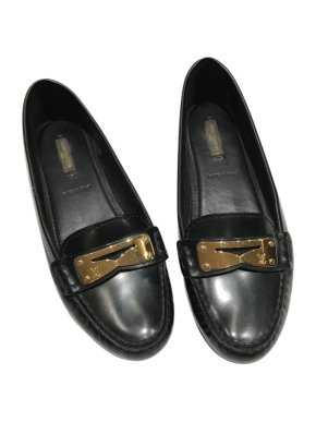 Louis Vuitton Polished Leather Loafers