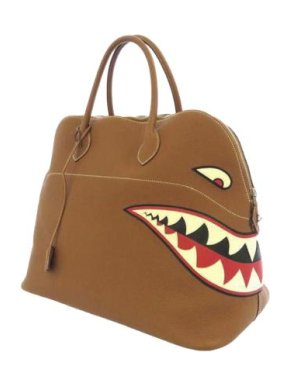 Hermes Gold Togo Leather Shark Bolide 45 PHW