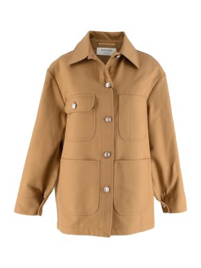 Sportmax Olmo Tobacco Cotton Jacket