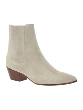 Saint Laurent West Chelsea Suede Ankle Boots