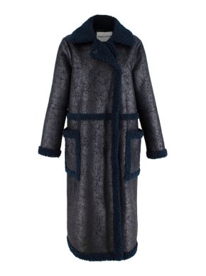 Stand Studio Adrianna Faux-suede And Shearling Coat