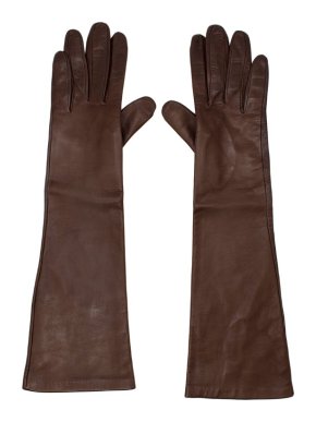Madova Walnut Nappa Leather Long Gloves