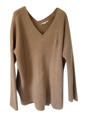 Stella McCartney Ribbed Knit V-Neck Jumper