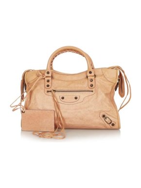 Balenciaga Motocross Classic Town Leather Satchel