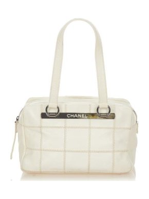 Chanel Choco Bar Caviar Leather Shoulder Bag