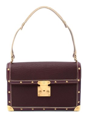 Louise Kennedy Louis Vuitton Suhali Le Talentueux Purple Leather Bag