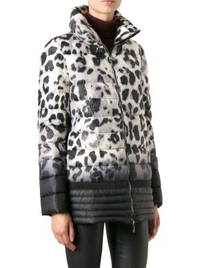 Moncler Leopard-print Quilted Saby Puffer Jacket