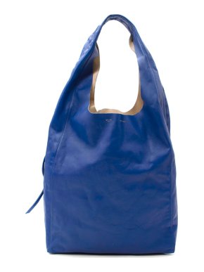 Celine Cobalt Blue Leather Sling Shoulder Bag