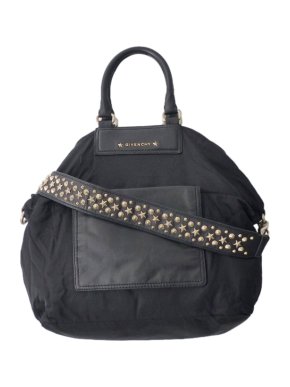 Givenchy Black & Gold Studded Bugatti Tote Bag