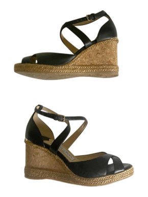 Jimmy Choo Espadrille Cork Wedges