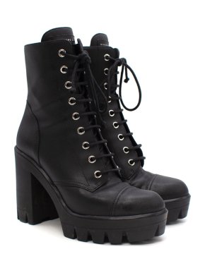 Giuseppe Zanotti Platform Heeled Biker Boots