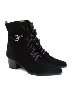 Tabitha Simmons Porter Buckled Suede Ankle Boots