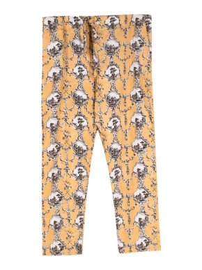 Burberry Yellow Silk Toile de Jouy Pyjama Trousers
