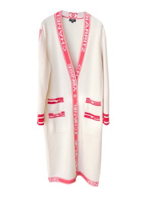 Chanel 2019 CC Logo CC Longline Cardigan