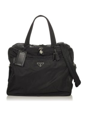 Prada Black Nylon Business Bag