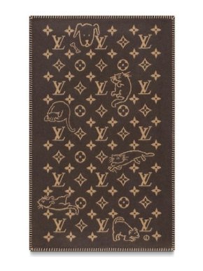 Louis Vuitton x Grace Coddington Catogram Small blanket