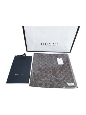 Gucci GG Reversible Wool & Silk Scarf