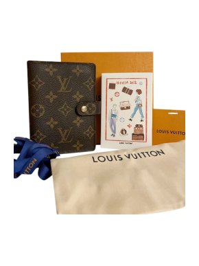 Louis Vuitton Monogram Small Ring Agenda with 2022 Refill