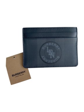 Burberry Monogram Grained Leather Card Holder