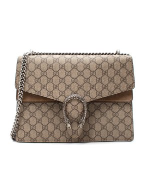 Gucci Medium Beige Dionysus Chain Strap Bag
