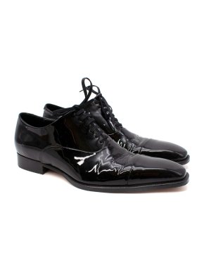 Dsquared2 Black Patent Oxford Dress Shoe