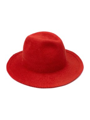 Undercover Red Rabbit Fur Felt Wide Brim Hat