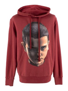 Ih Nom Uh Nit Burgundy Stranger Things Hoodie