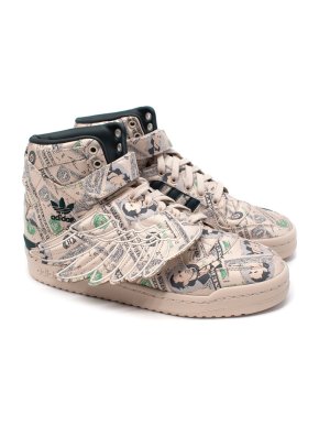 Adidas x Jeremy Scott Forum Wings 1.0 Money High Top Trainers