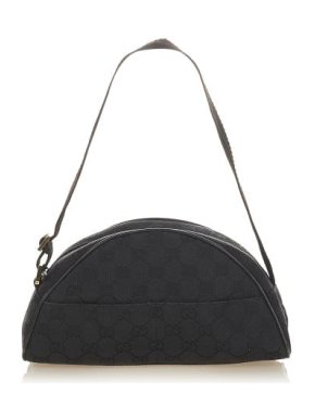Gucci GG Canvas Half Moon Shoulder Bag