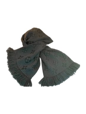 Louis Vuitton Black Logomania Shine Scarf