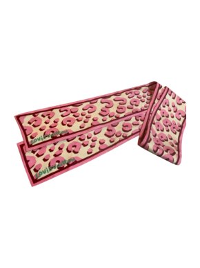 Louis Vuitton Stephen Sprouse Cream & Pink Leopard Print Bandeau