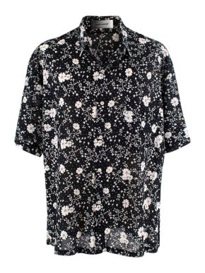 Isabel Marant Iggy Black & White Floral Short Sleeved Shirt