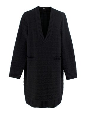 Takahiromiyashita The Soloist Black Wool Knit Oversized Jumper