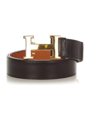 Hermes Vintage Constance Leather Belt GHW - Size 70