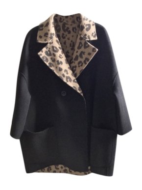 Max Mara Reversible Double Face Cashmere Blend Coat