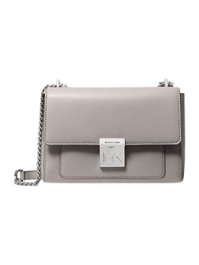 Michael Michael Kors Matte Grey Mindy Shoulder Bag