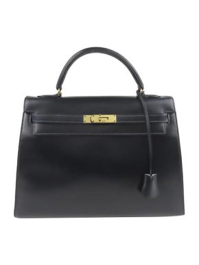 Hermes Black Box Calfskin Kelly Sellier 28
