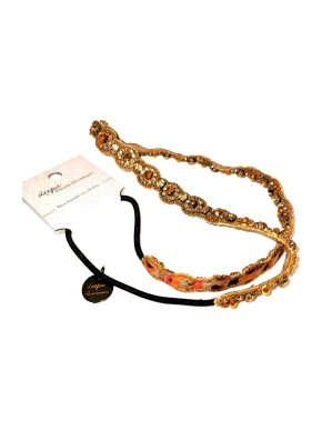 Deepa Gurnani Gold Tone Embellished Headband