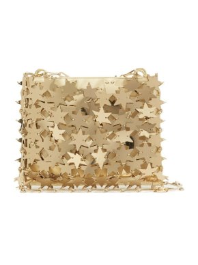 Paco Rabanne Gold Tone 1969 Star Shoulder Bag
