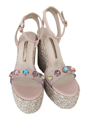 Sophia Webster Crystal Dina Espadrille Wedges