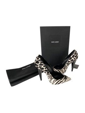 Saint Laurent Mixed Animal Print Era Pumps