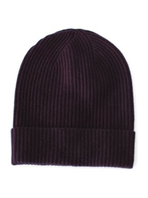MaxMara navy cashmere blend beanie