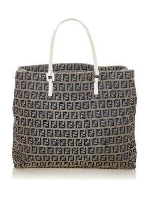 Fendi Zucchino Canvas Tote Bag