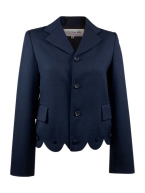 Comme des Garcons Girl fitted navy jacket