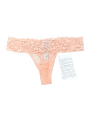 La Perla Pale Peach Stretch Lace Thong Brief
