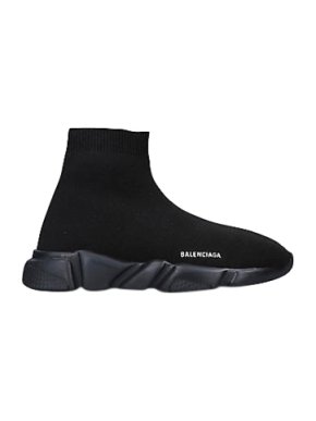 Balenciaga Kids 27/28 Black Speed Sneakers