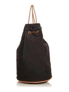 Hermes Vintage Polochon Mimile Canvas Backpack