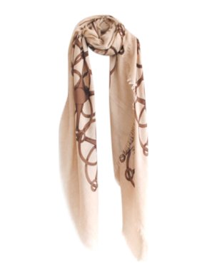 Gucci Horsebit Motif Wool Blend Shawl