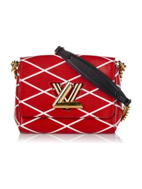 Louis Vuitton Red Epi Leather Malletage Twist PM